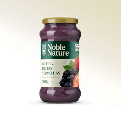GELEIA DE FRUTAS VERMELHAS - NOBLE NATURE - EG - 360G